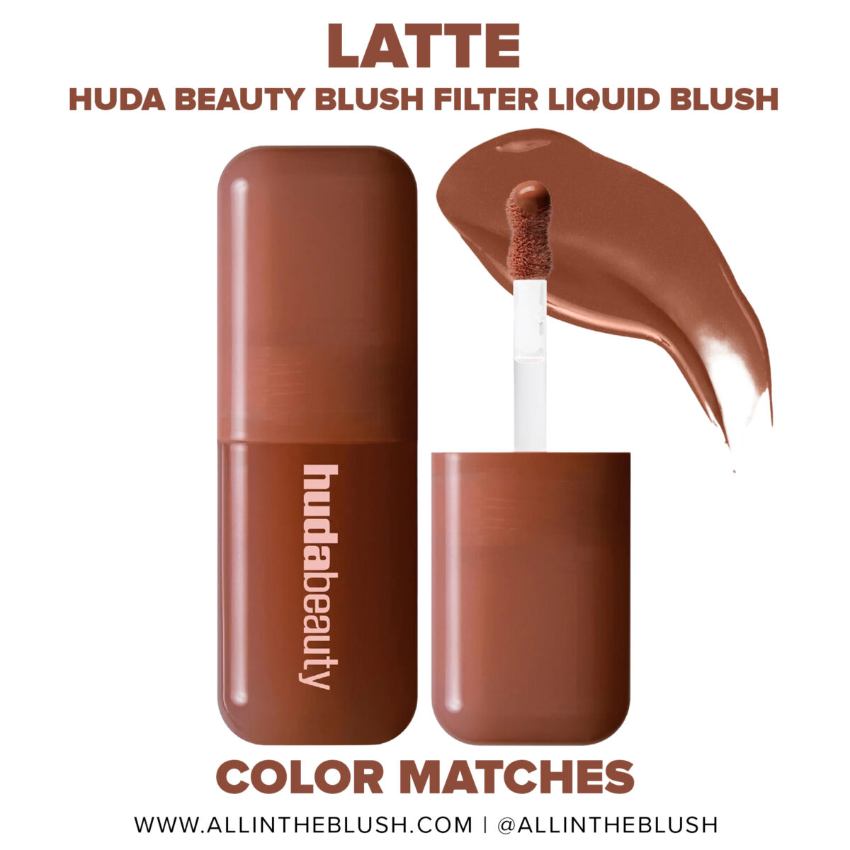 Huda Beauty Latte Blush Filter Liquid Blush