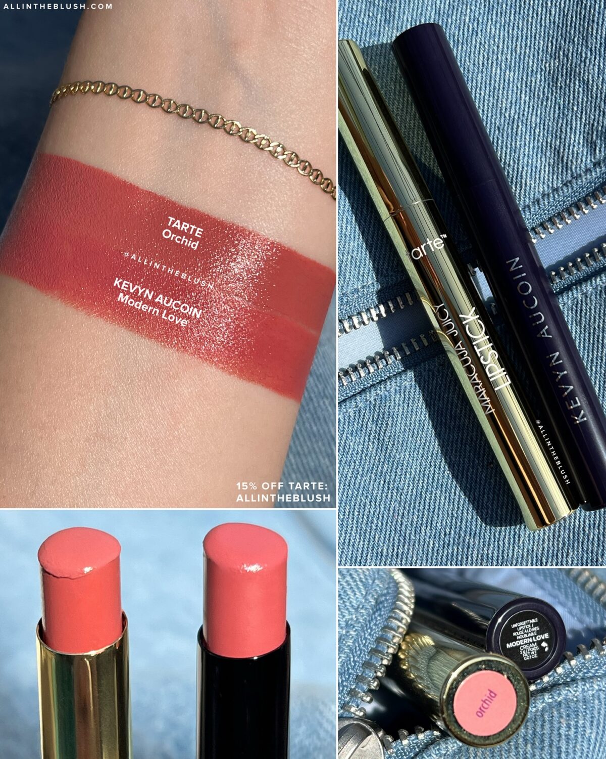 Tarte Orchid Maracuja Juicy Lipstick Color Matches