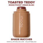 Rhode Toasted Teddy Pocket Blush Shade Matches