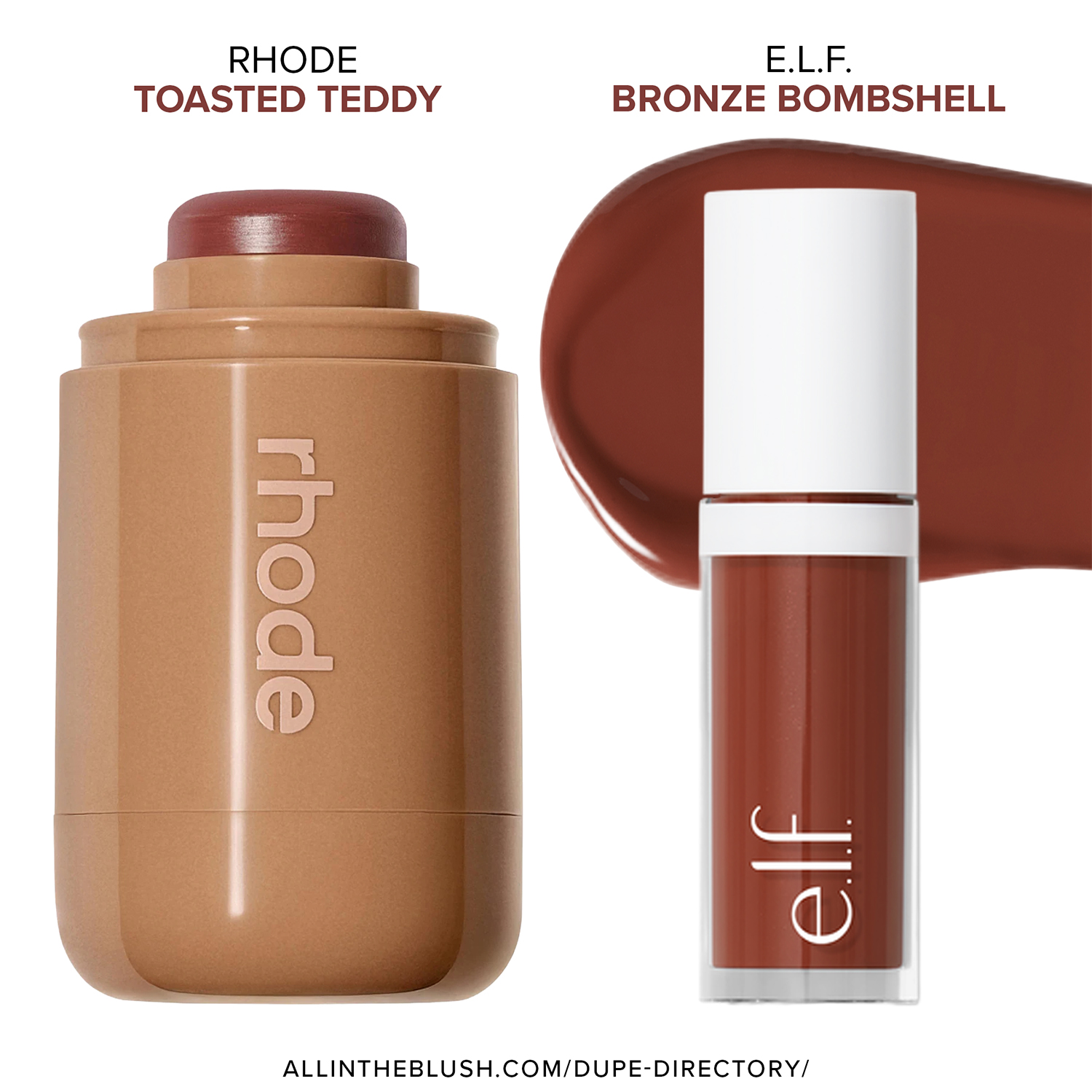 Rhode Toasted Teddy Pocket Blush Shade Matches