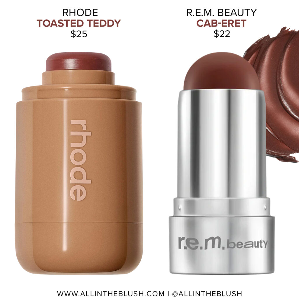 Rhode Toasted Teddy Pocket Blush Shade Matches