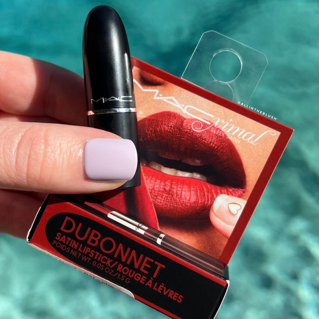 Swatching MAC Dubonnet Lipstick