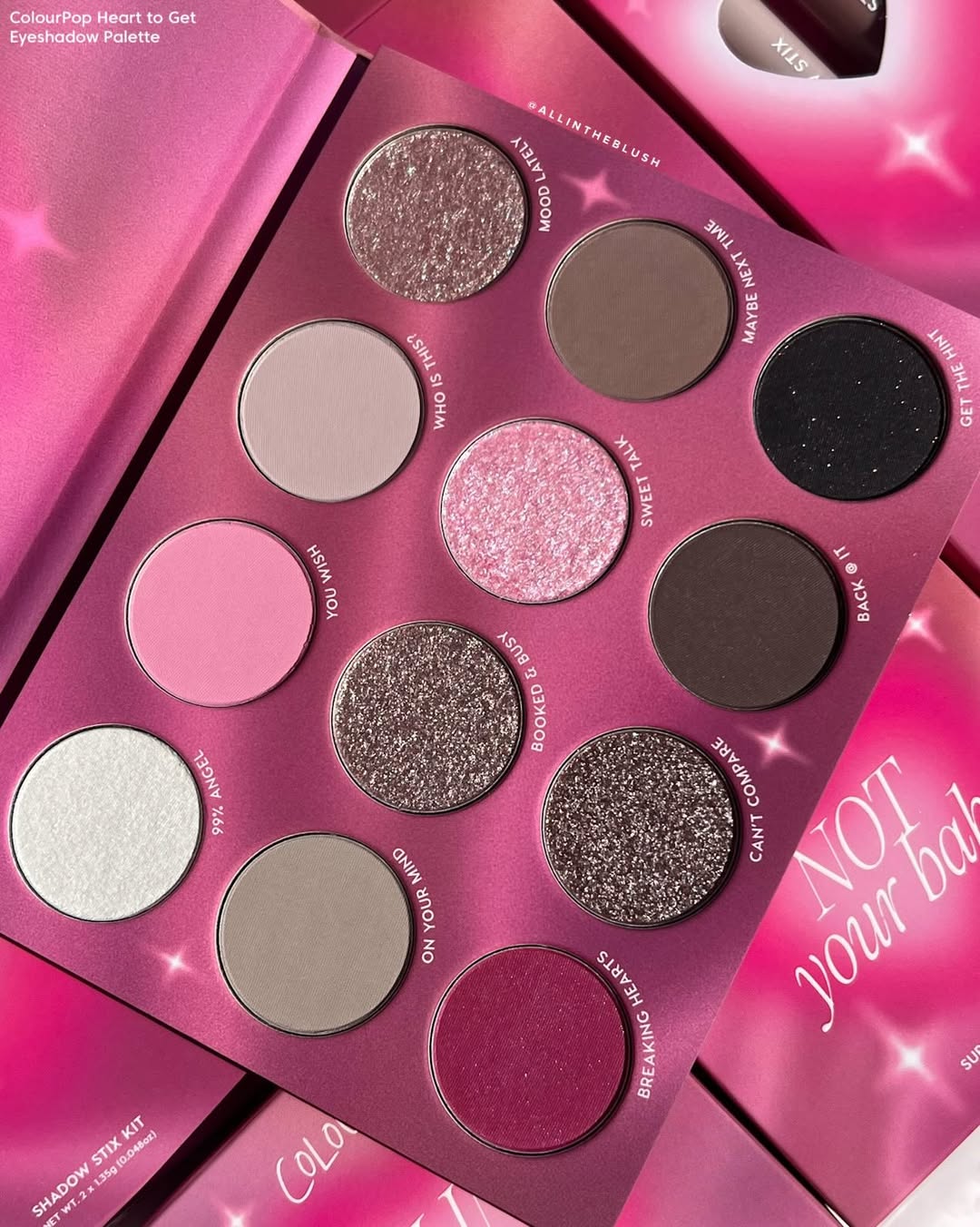 ColourPop Heart to Get Eyeshadow Palette Review