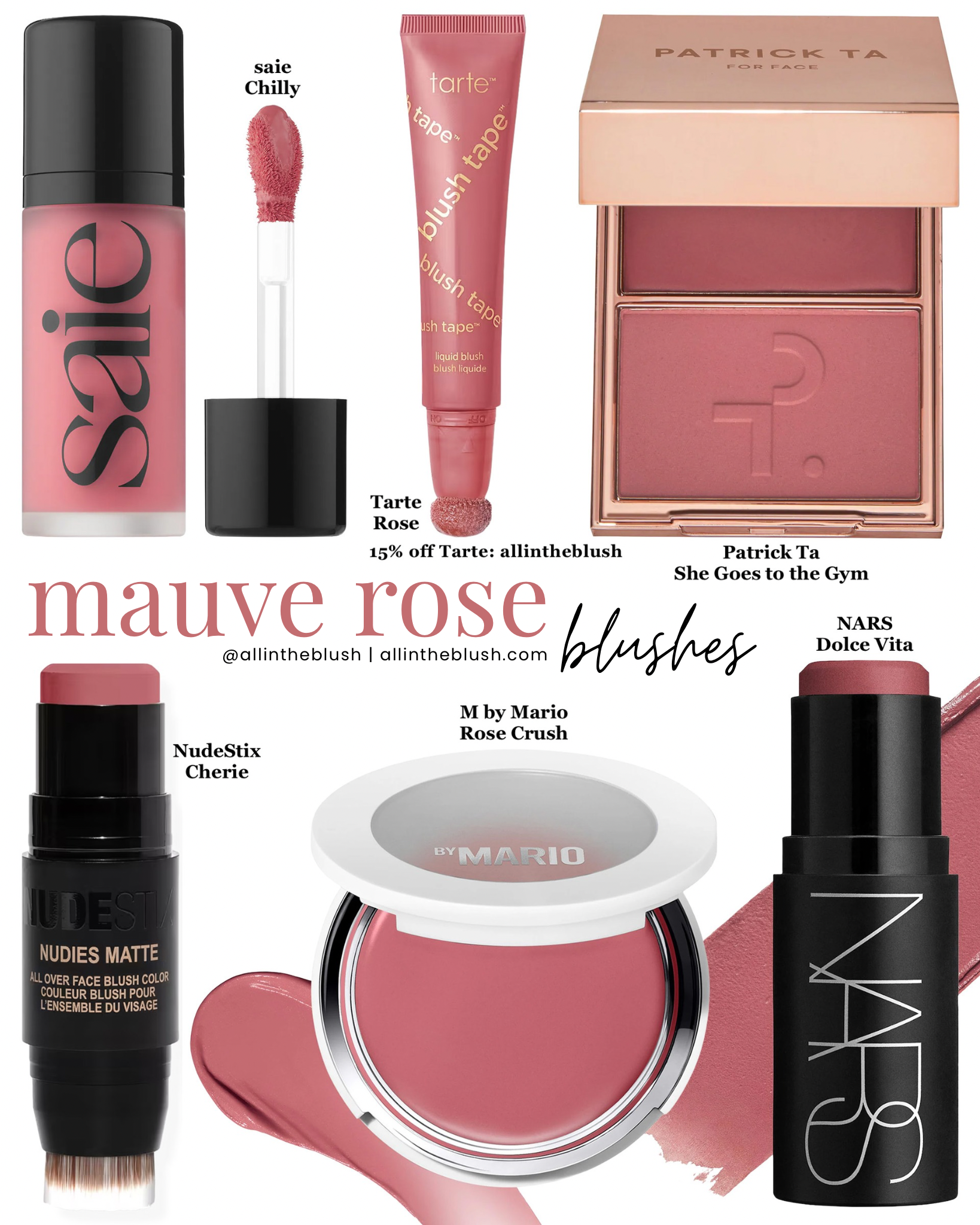 Mauve Rose Blush Favorites