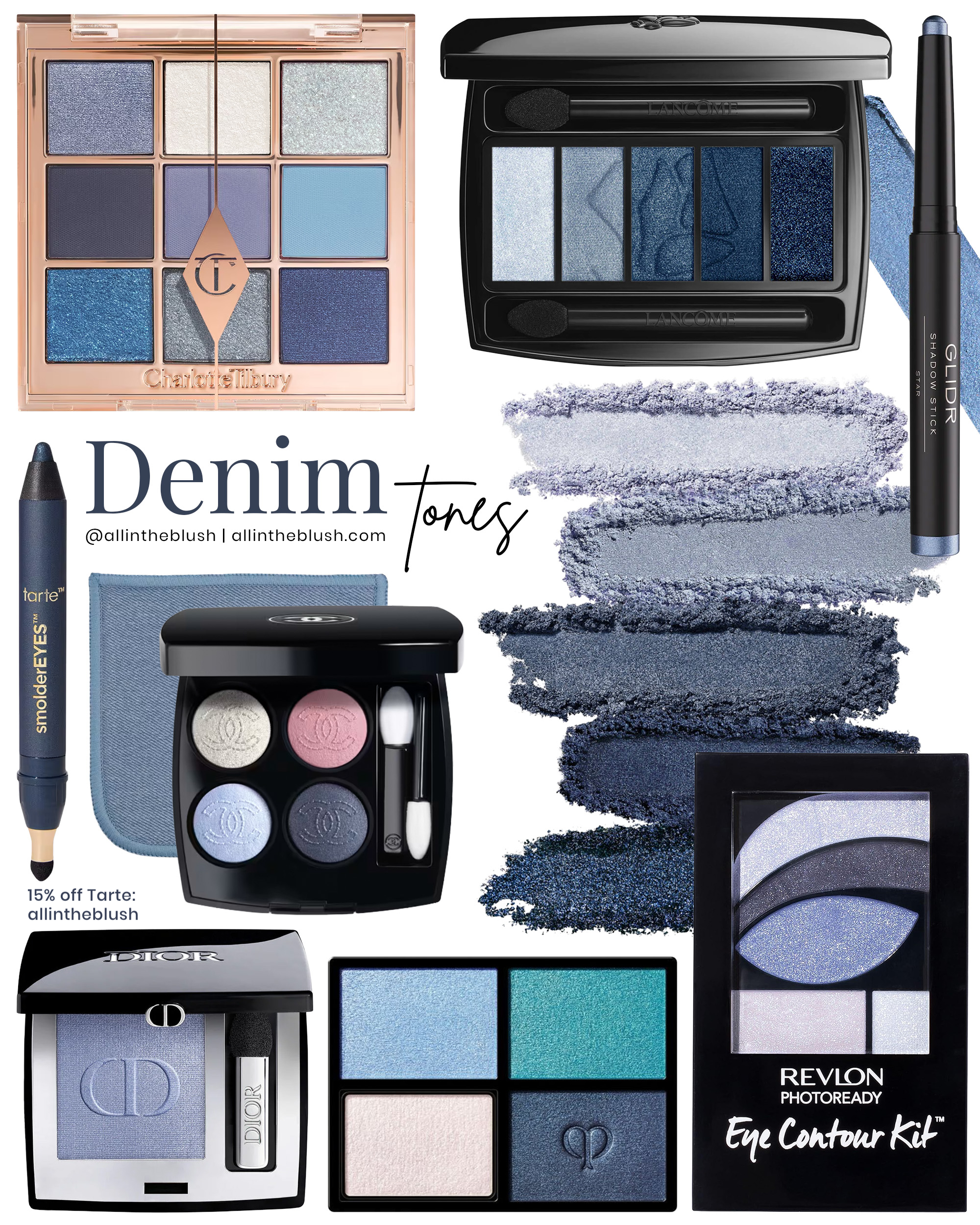 Denim Tone Eyeshadow Roundup