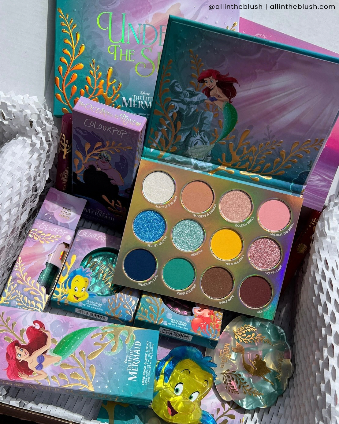 ColourPop x The Little Mermaid Collection