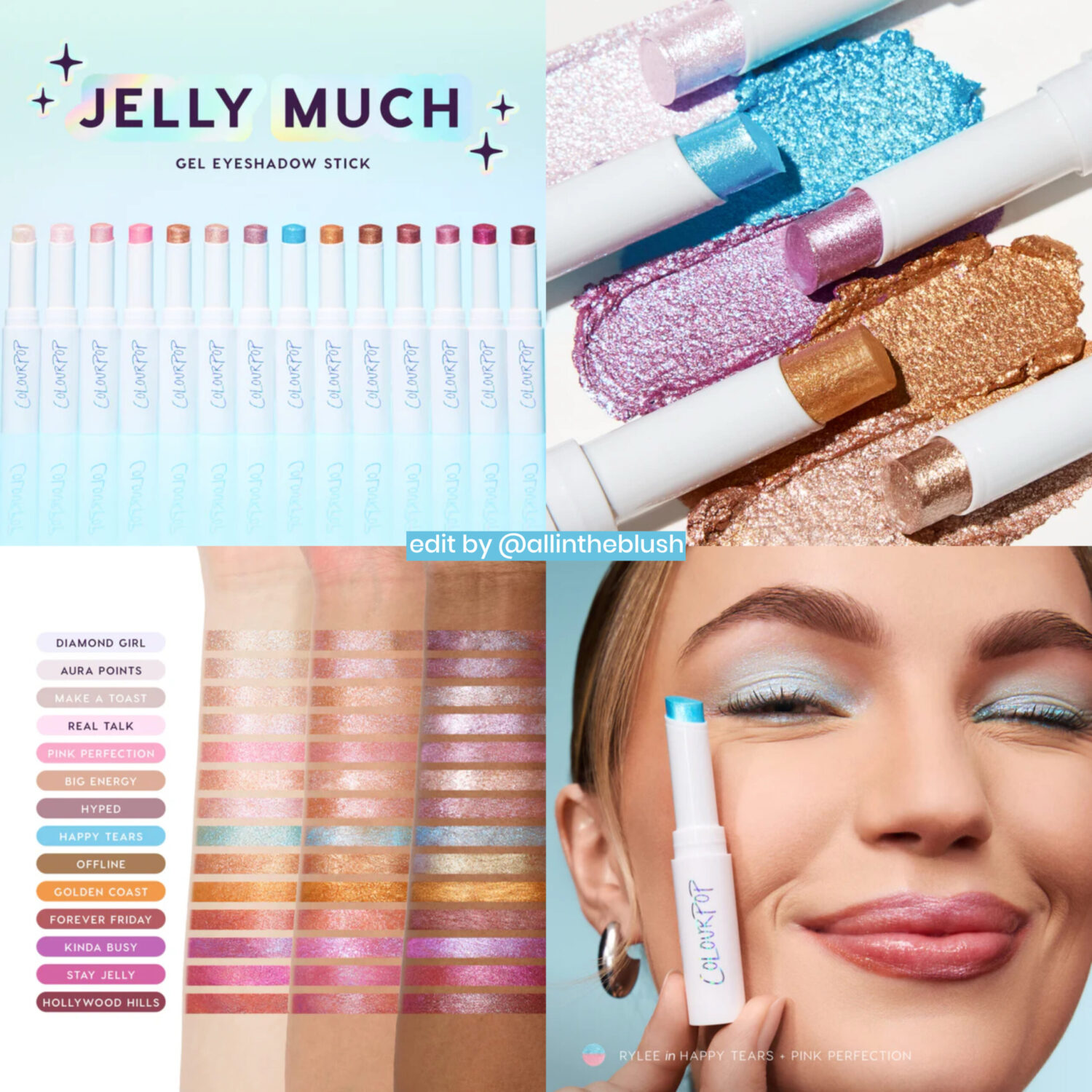 New Jelly Much Gel Eyeshadow Sticks from ColourPop