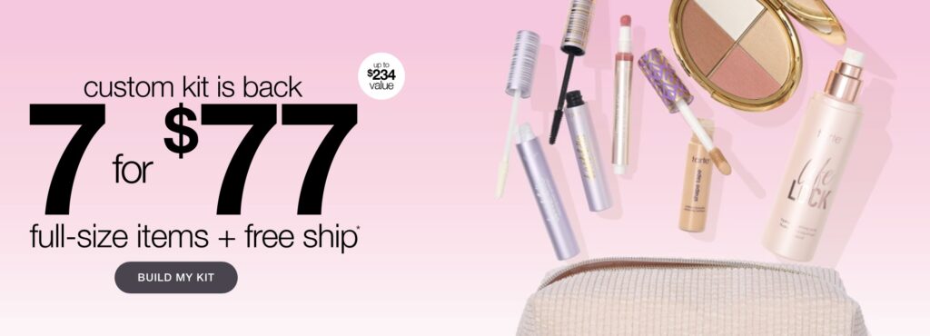 Tarte 7 for $77 Custom Kit + Free Shipping