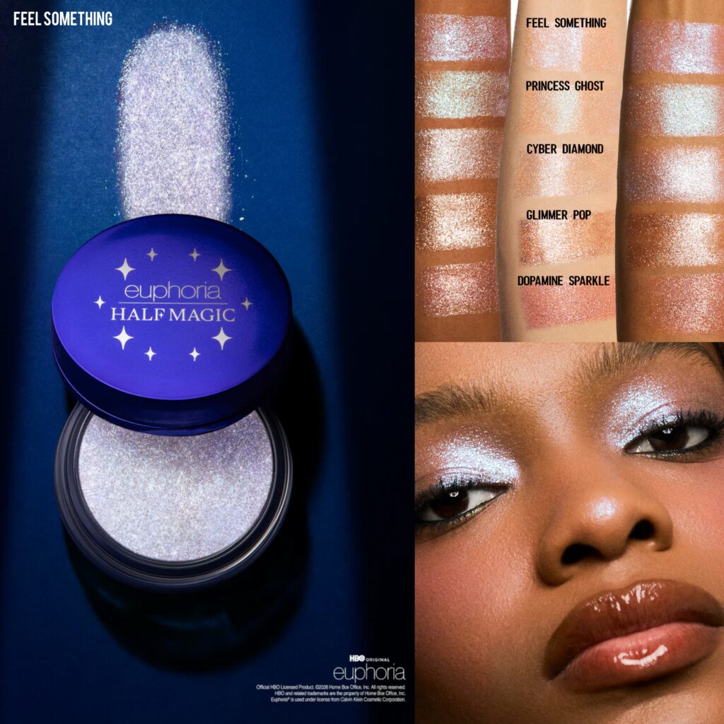 Euphoria x Half Magic Glitterpuck Pressed Fairy Dust for Eyes, Face + Body