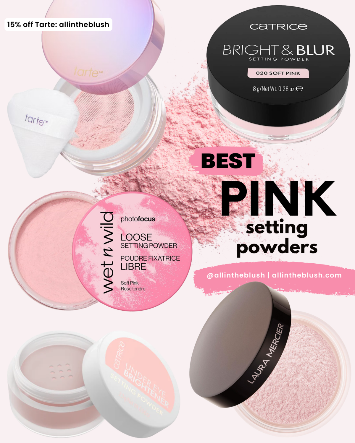 Best Pink Setting Powders