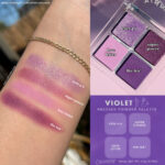 ColourPop Violet It Be Pressed Powder Shadow Quad Swatches ColourPop Violet It Be Pressed Powder Shadow Quad Swatches