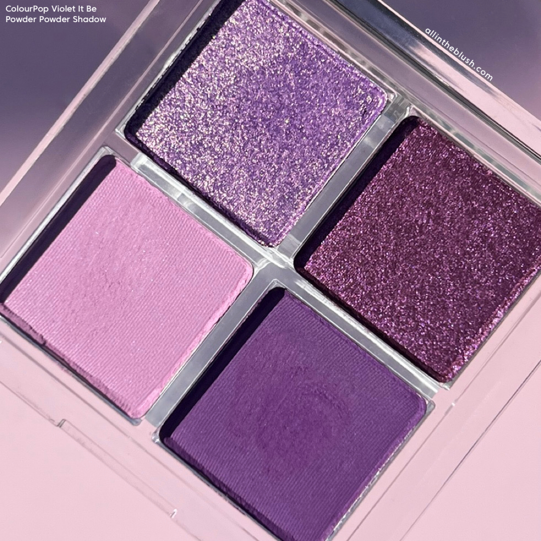 ColourPop Violet It Be Pressed Powder Shadow Quad