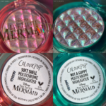 ColourPop x Disney The Little Mermaid Multichrome Highlighter Swatches