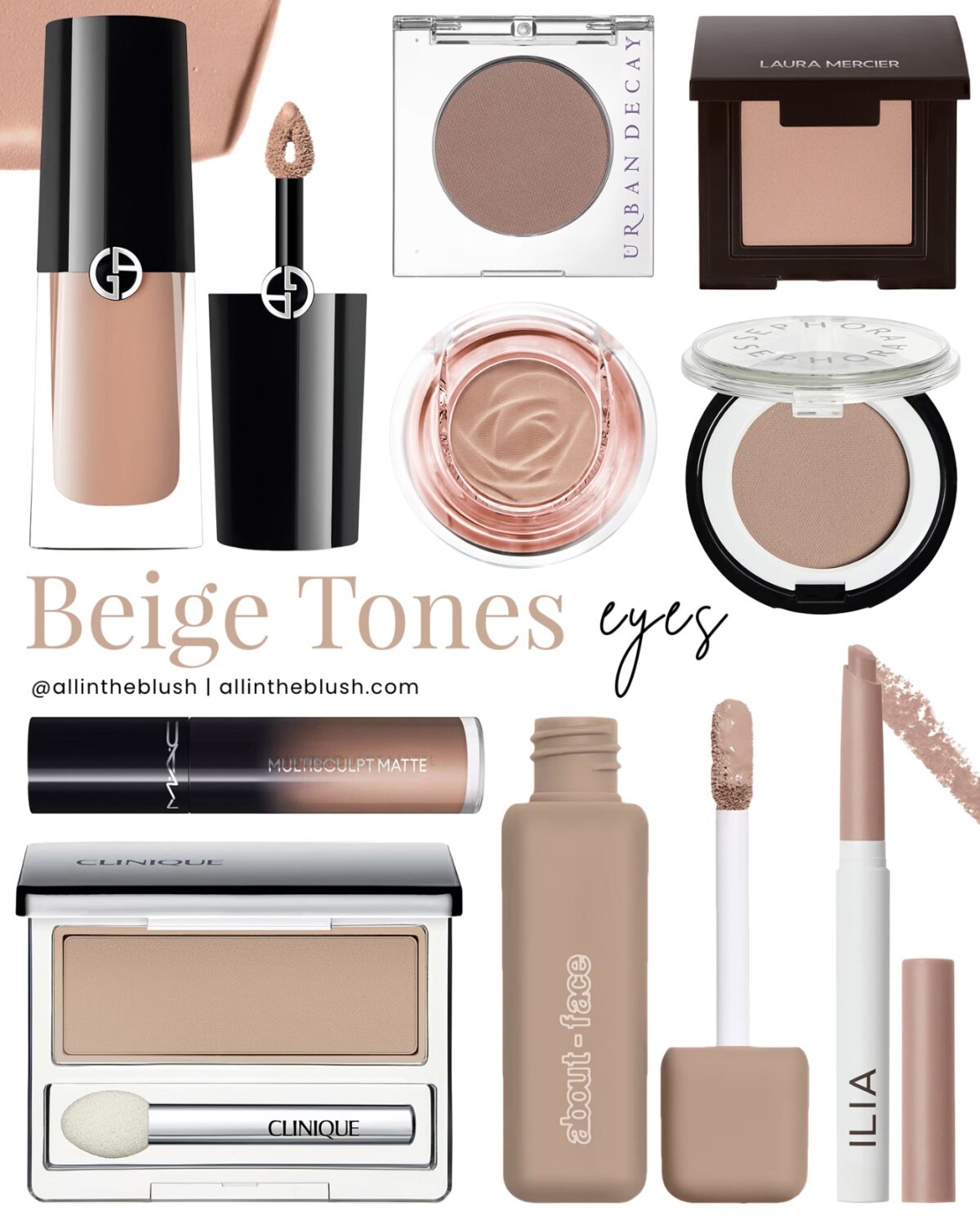 Beige Tone Eyeshadow Favorites