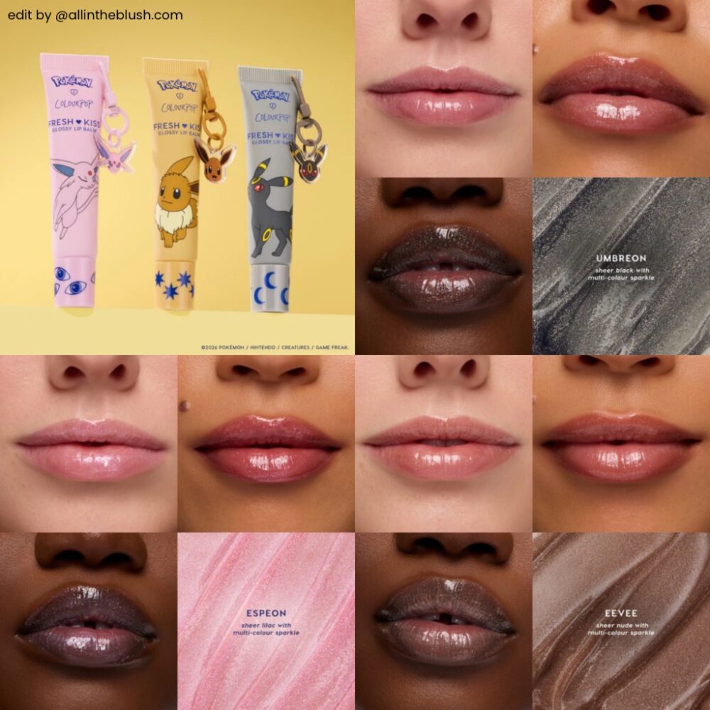 Daybreak and Moonlight Fresh Kiss Glossy Lip Balm Trio