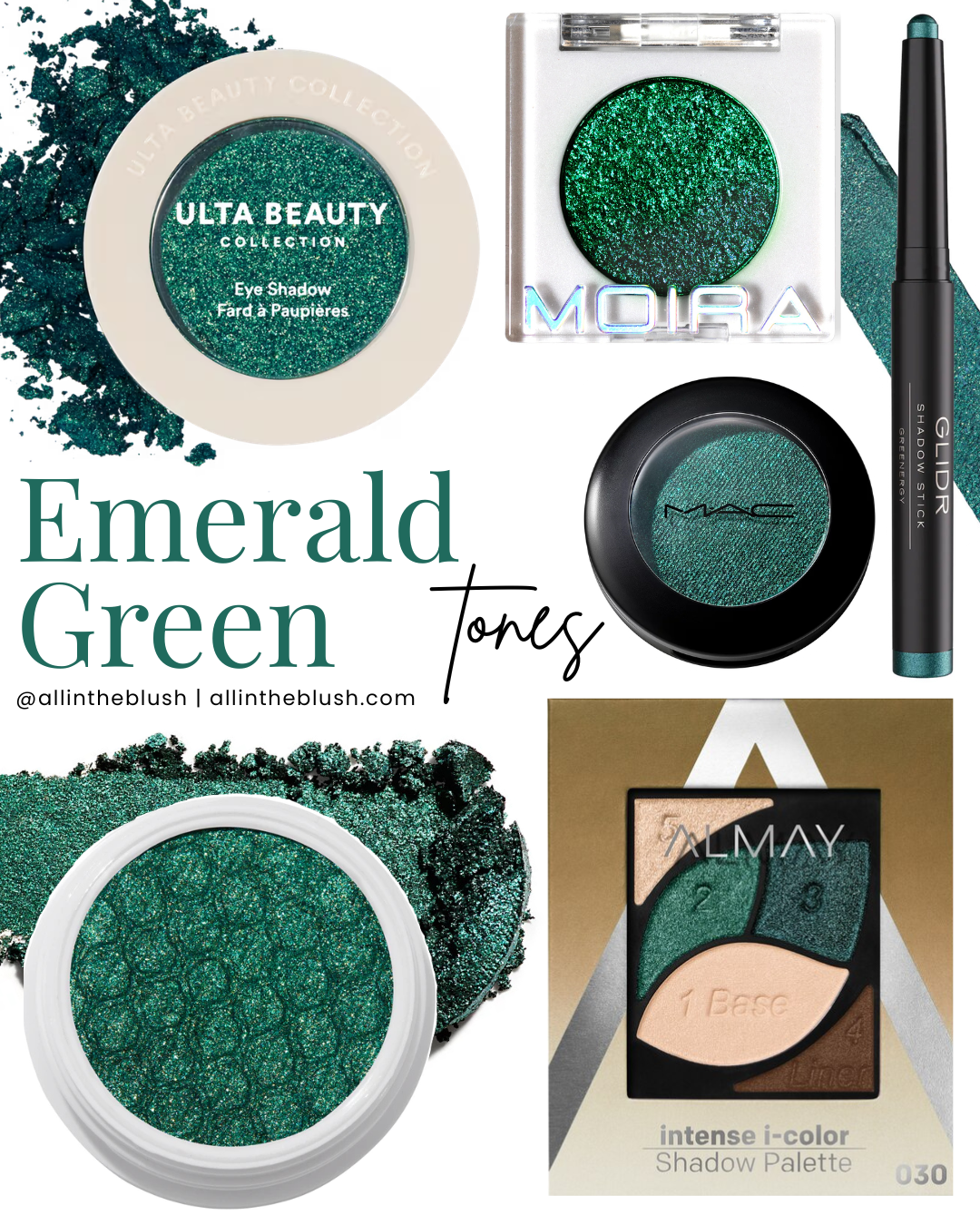 Emerald Green Eyeshadow Edit