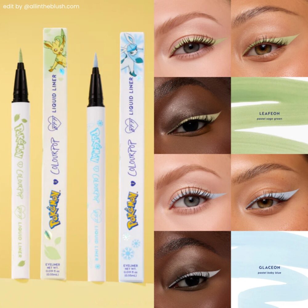 Pokémon x ColourPop Glacial Forest BFF Liquid Liner Duo