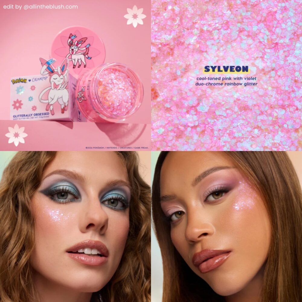 Pokémon x ColourPop Sylveon Body Glitter Gel