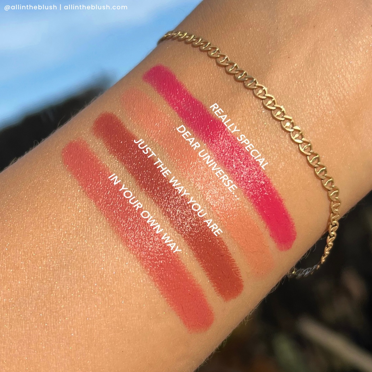 Swatching the J.Cat Beauty Amazeme Tinted Lip Crayons
